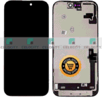 Apple iPhone 16 (A3287) Refurbished Original LCD Display with Touch Screen With Frame – Black