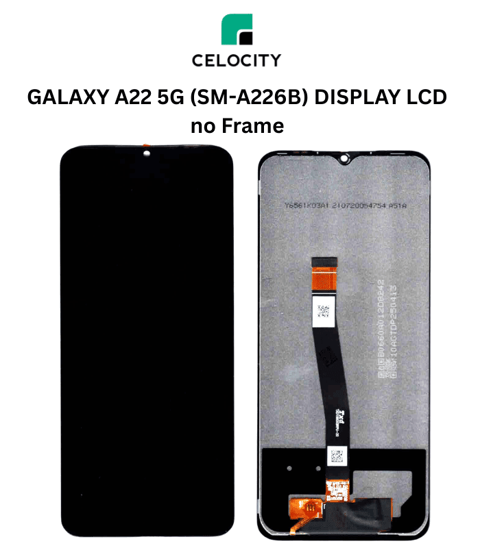 GALAXY-A22-5G-SM-A226B-DISPLAY-LCD-no-Frame-official-images.png SAMSUNG GALAXY A22 5G DISPLAY LCD (SM-A226B) - LCD DISPLAY + TOUCHSCREEN no Frame - Image 1