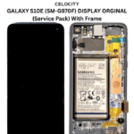 SAMSUNG GALAXY S10E (SM-G970F) DISPLAY ORGINAL (Service Pack) With Frame