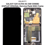 Samsung Galaxy S20 Ultra 5G (SM-G988B) Display LCD Original AMOLED (Service Pack) with Frame