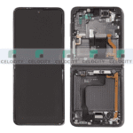 SAMSUNG GALAXY Z Flip 4 (SM-F721B) LCD Display TOUCHSCREEN Original Service Pack (With Frame) Premium Black – High Quality