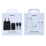 Samsung Super Fast Charging charger (25W) with USB Type-C to USB Type-C cable (3A/1m)