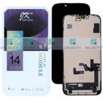 Apple iPhone 14 (A2628) JK FHD LCD Display TOUCH SCREEN GLASS SCREEN FRAME BLACK