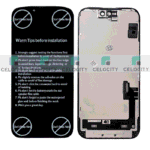 Apple iPhone 15 (A3090) Refurbished Original LCD Display with Touch Screen & Frame – Black